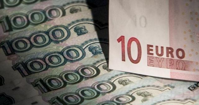 EUR тестирует отметку в 80 RUB