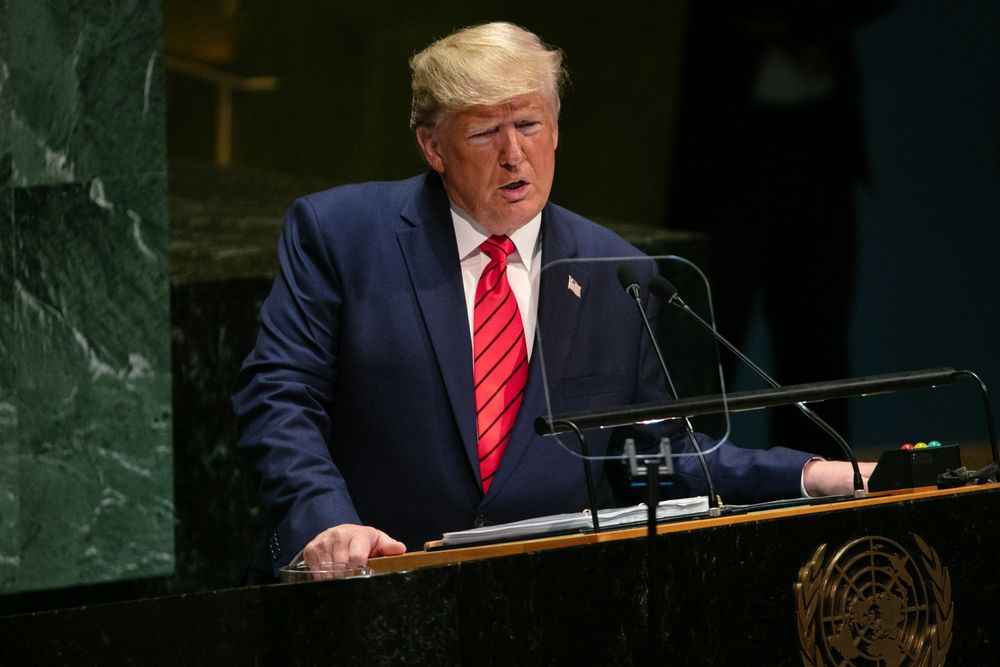 Donald Trump in UN